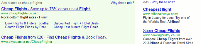 AdWords background colour update
