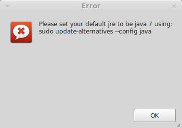 ubuntu java 7 error