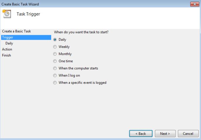 windows task scheduler four