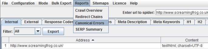 canonical errors