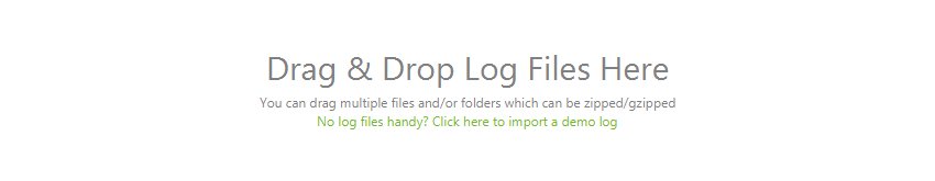 Drag and Drop Log Files To Upload