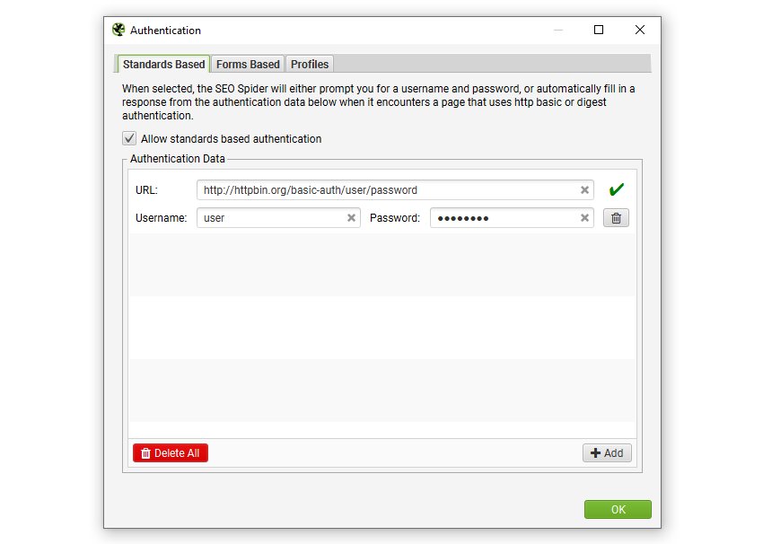 Standards Based Authentication