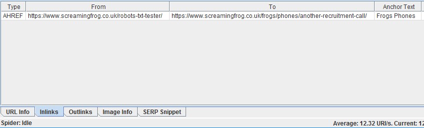 inlinks to blocked by robots.txt urls