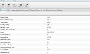 Random Log Data File 22 Ways To Analyse Logs Using The Log File Analyser - Screaming Frog