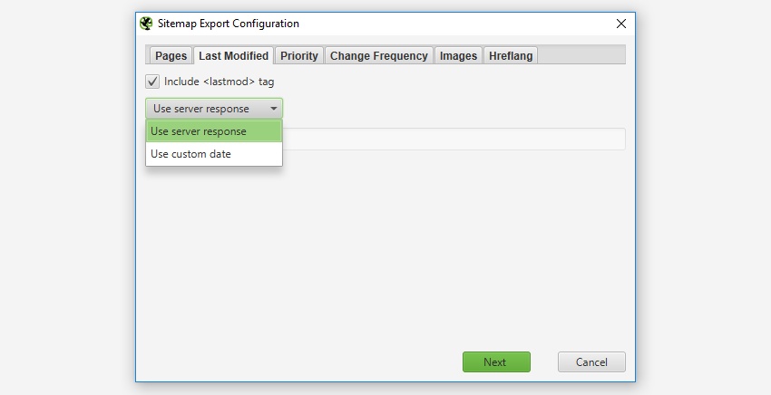XML Sitemap Lastmod