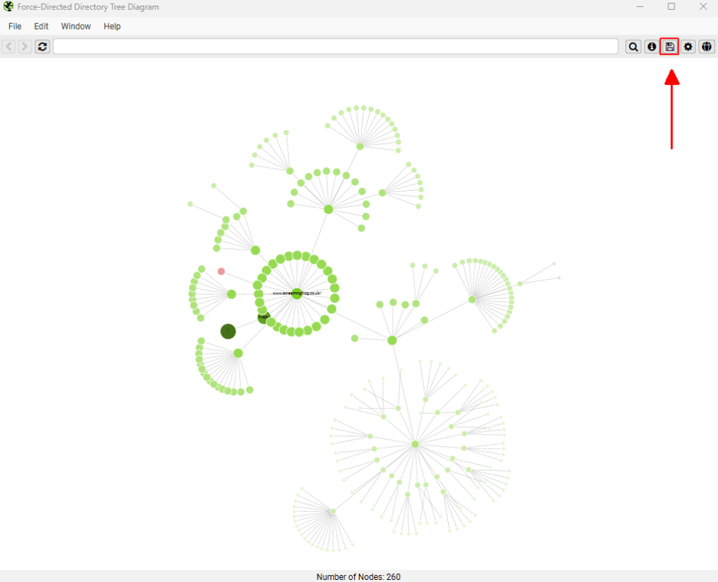 Click Through Visualisation Site Architecture & Crawl Visualisations Guide - Screaming Frog
