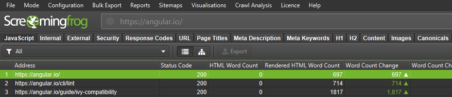Screaming Frog SEO Spider 16