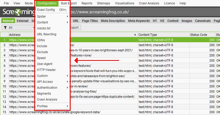 Configuration Options