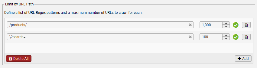 Limit By URL Path