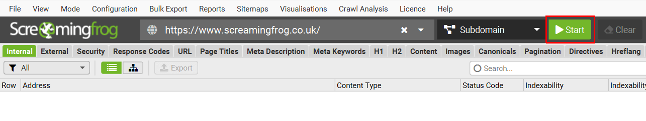 Crawl the site to analyse semantically similarity