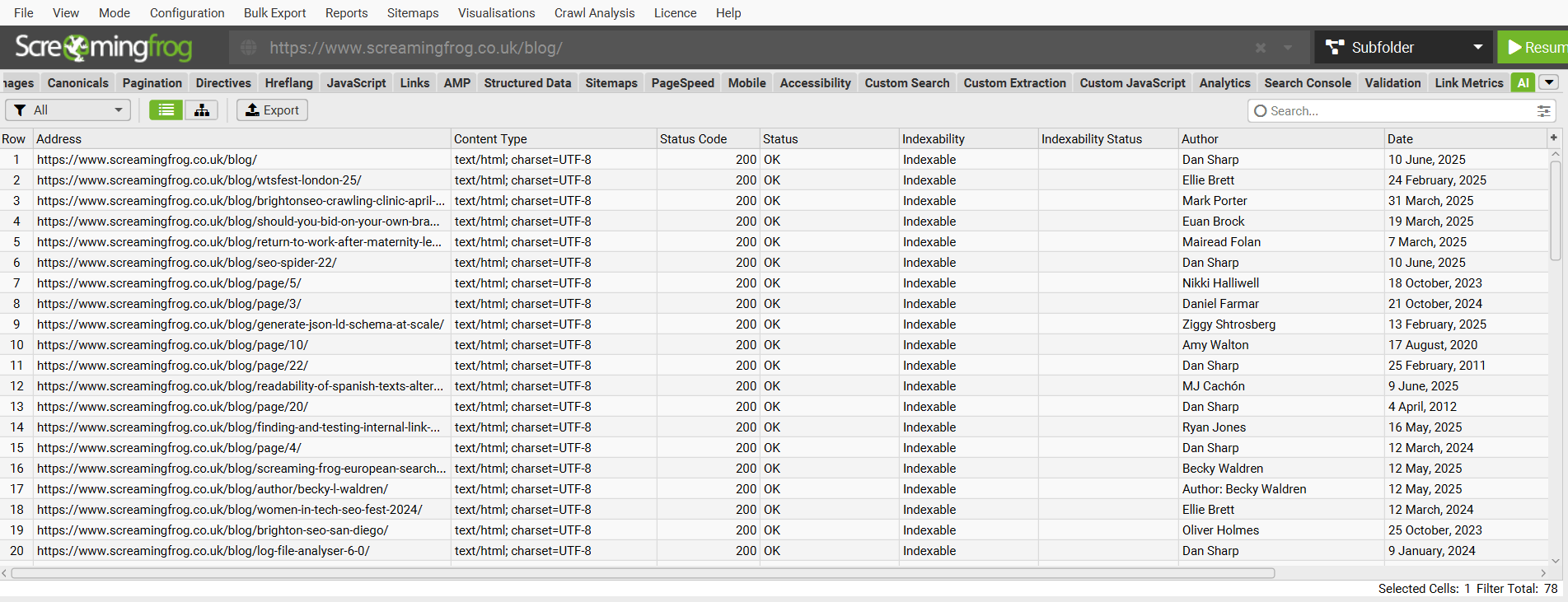 Extracting Data
