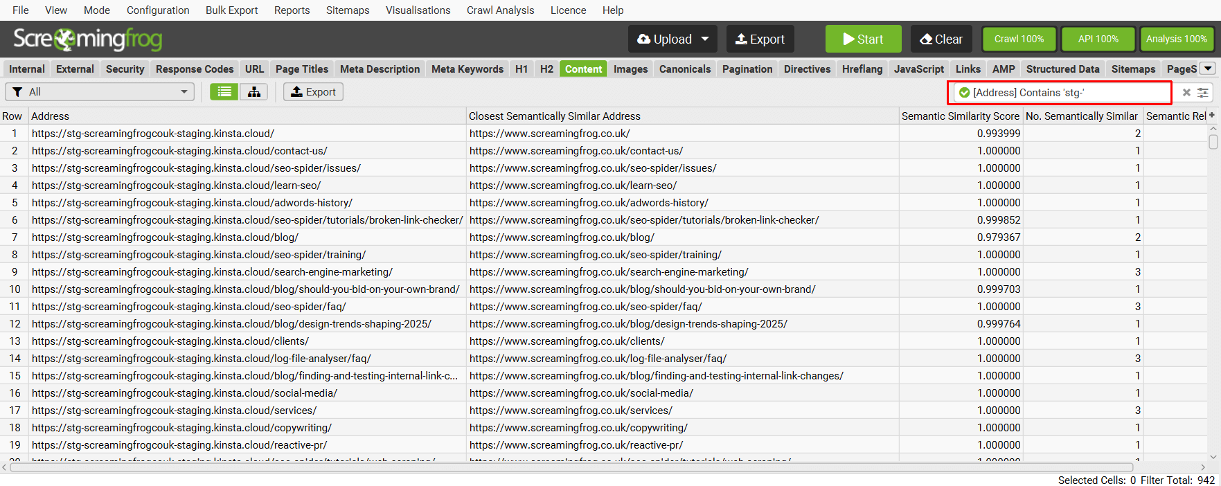 Closest Semantically Similar Address refined