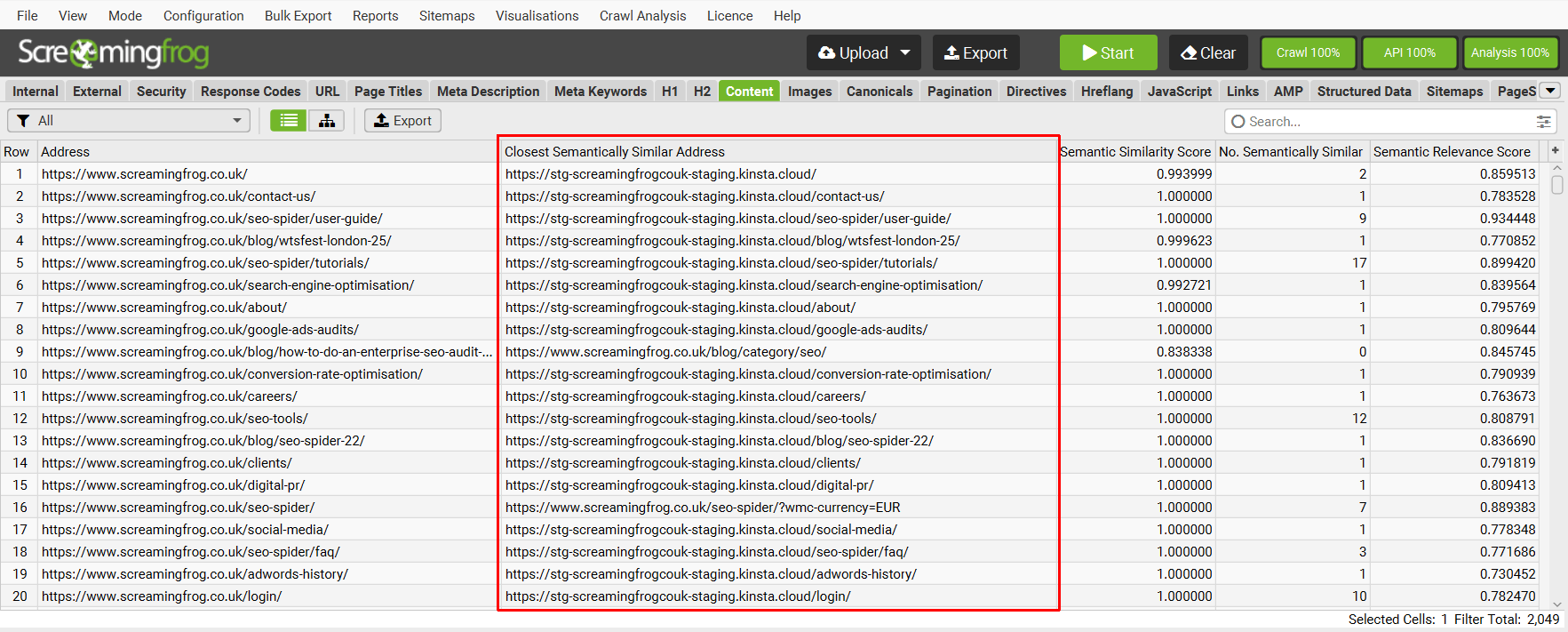 Closest Semantically Similar Address