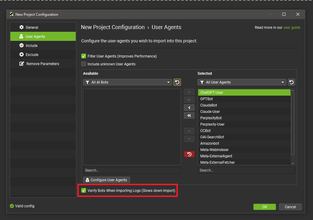 How to Monitor AI Bots in the Log File Analyser - Screaming Frog